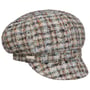 Tweed Newsboy Cap by Seeberger blue