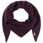 Uni Cashmere Triangular Scarf by Seeberger plum