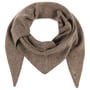 Uni Cashmere Triangular Scarf by Seeberger taupe
