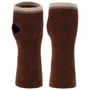 Cashmere Wrist Warmers by Seeberger dark brown