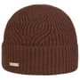 Merla Merino Beanie Hat with Cuff by Seeberger brown