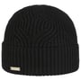 Merla Merino Beanie Hat with Cuff by Seeberger black