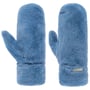 Faux Fur Mittens by Seeberger blue