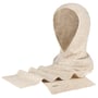 Alova Soft Hooded Scarf by Seeberger oatmeal