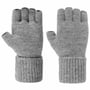 Alova Soft Fingerless Gloves by Seeberger grey