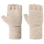 Alova Soft Fingerless Gloves by Seeberger beige