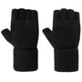 Alova Soft Fingerless Gloves by Seeberger black