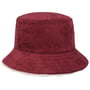 Ansen Bucket Corduroy Hat by bedacht bordeaux