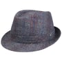 Overcheck Wool Trilby Hat by Lierys blue