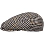 Classic Houndstooth Flat Cap by Lierys beige-blue