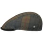 Waxed British Style Flat Cap by Lierys olive