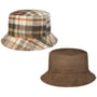 Reversible Check Bucket Hat by Lipodo brown
