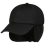 Waxed Cap with Ear Flaps by Lipodo black