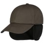 Waxed Cap with Ear Flaps by Lipodo taupe