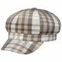 Rideca Check Newsboy Cap by Lipodo light blue
