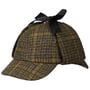 Deerstalker Houndstooth Cap by Lipodo olive