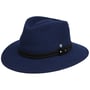Wool Traveller Hat with Cashmere by Lierys royal-blue
