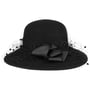 Palica Wool Hat with Veil by Lierys black