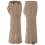 Savela Knit Wrist Warmers by Lierys beige