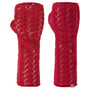 Savela Knit Wrist Warmers by Lierys red
