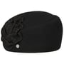 Stefany Pillbox Wool Hat by Lierys black