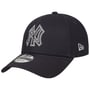 9Forty Yankees Metallic Outline Cap by New Era black