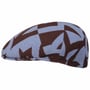 Superfan 504 Flat Cap by Kangol brown-blue