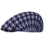 Houndstooth 507 Flat Cap by Kangol blue-grey