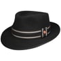 Mio Festive Wool Fedora Hat by Mayser black