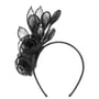 Lioressa Sinamay Fascinator by Seeberger black