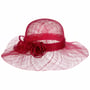 Lioressa Sinamay Occasion Hat by Seeberger red