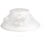 Auvelline Sinamay Occasion Hat by McBURN white