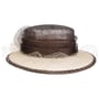 Avellira Sinamay Occasion Hat by McBURN nature-brown