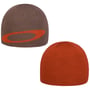 Twotone Ellipse Reversible Beanie by Oakley bordeaux