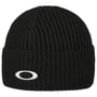 Ellipse Ribbed Beanie Hat by Oakley black