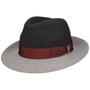 Scott Two Tone Wool Felt Hat by Borsalino black-grey