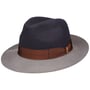Scott Two Tone Wool Felt Hat by Borsalino brown-beige