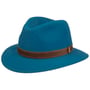 Forest Pack Away Hat by Borsalino turquoise