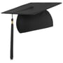 Flexible Graduation Hat by Lierys black