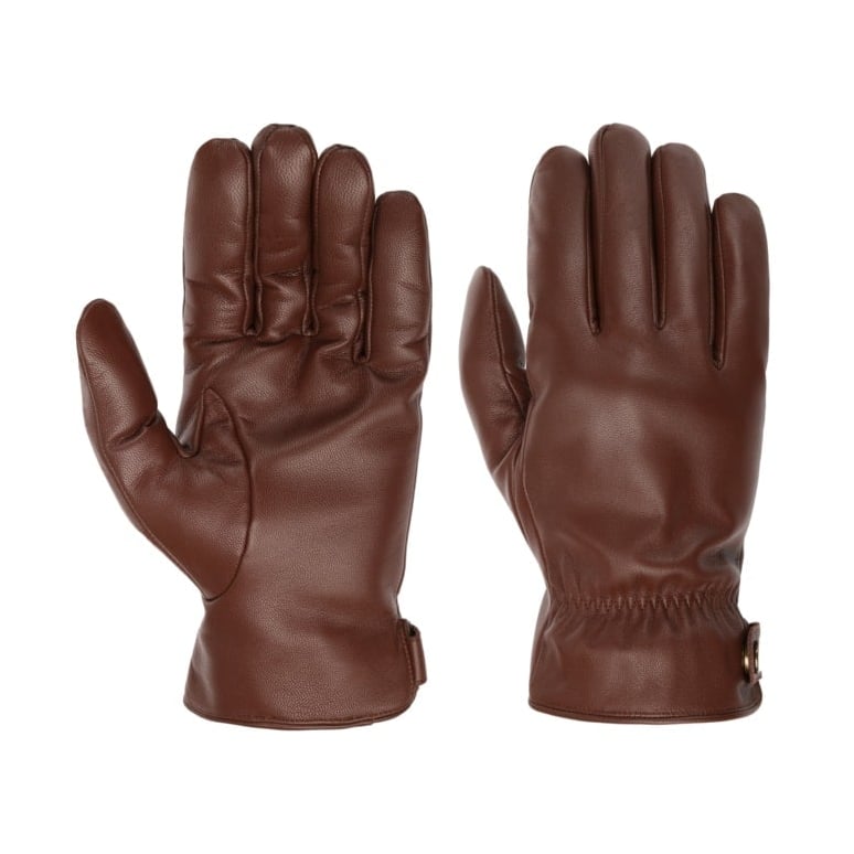 Leather gloved hand online