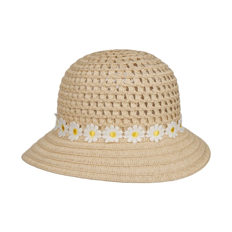 Daisies Kids Straw Hat by maximo