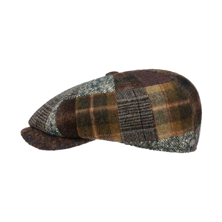 Millner Patchwork Flat Cap by Lierys