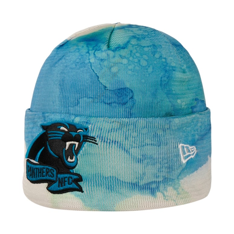 NFL 22 Ink Knit Panthers Beanie Hat by New Era