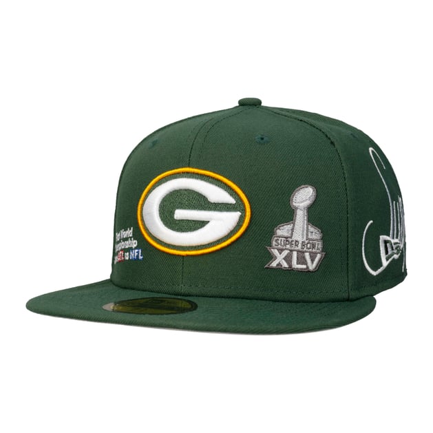 Casquette New Era 9Fifty Green Bay Packers - Super Bowl - Taille Unique - Noire