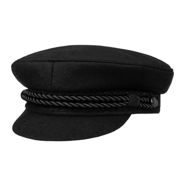 Black Elbe Sailor Cloth Hat by Hammaburg - £62.95