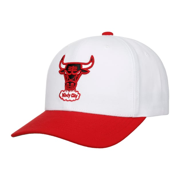 Mitchell & Ness NBA/HWC - Zwart Goud - Classic Red Snapback Cap, One size