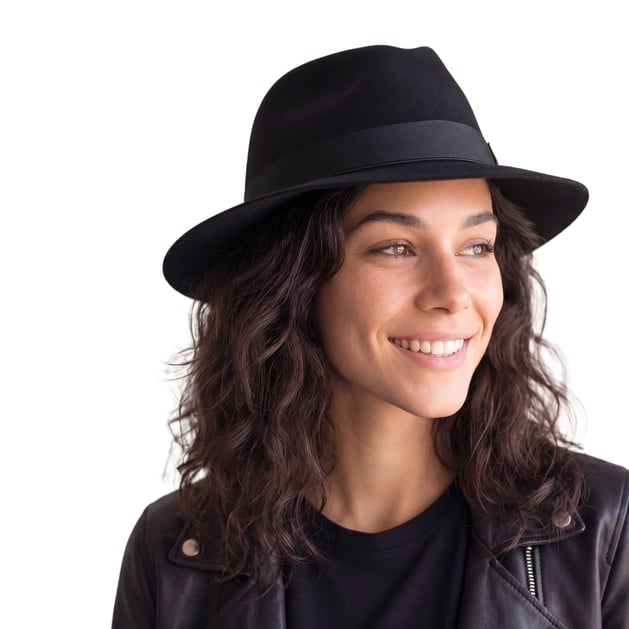 Federico Beaver Fur Felt Hat by Borsalino - £615.95