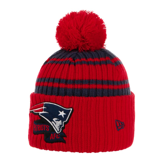 NFL 22 SPRTKNT Patriots Beanie Hat by New Era - £28.95