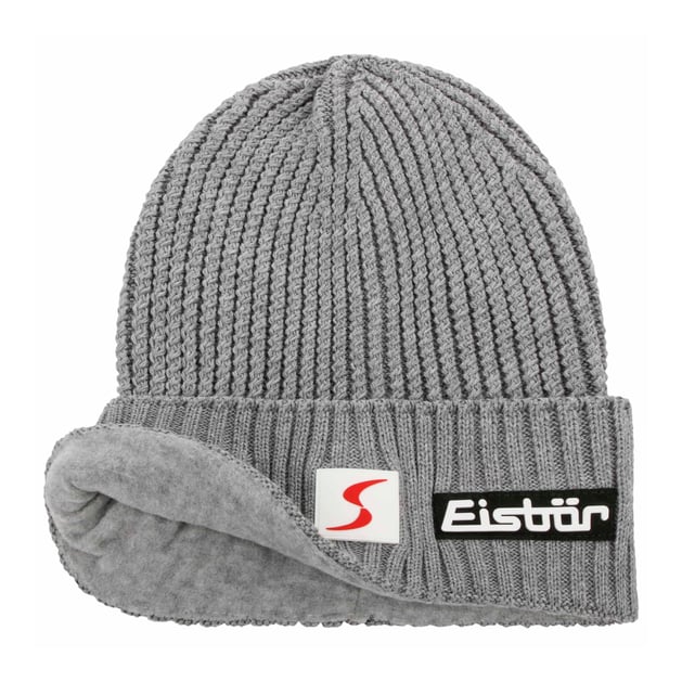帽子 ennoy PROFESSIONAL KNIT CAP GRAY Nordic Skipool Beanie Hat with Cuff by Eisbär - £61.95