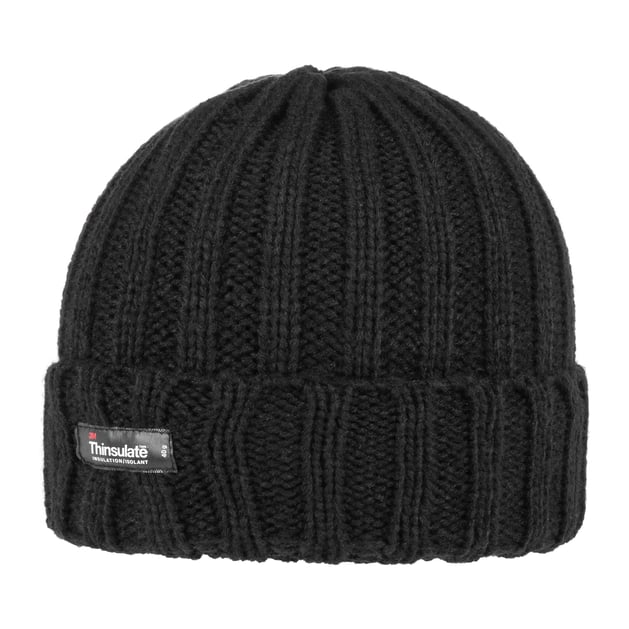 Men's Thinsulate Lined Winter Beanie Hat - Ribbed Chunky Knit, Ultra Warm 7 thumbnail image